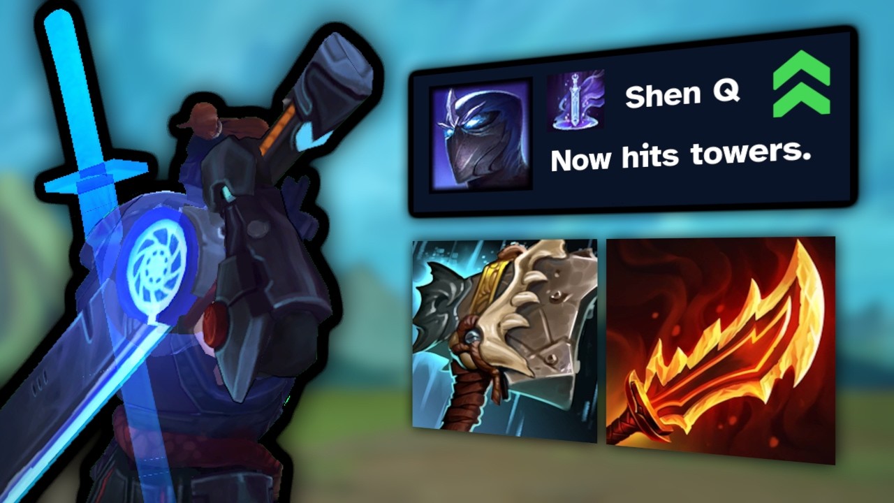 NEW Shen Build ACTUALLY Melts Towers *Q BUFFS*
