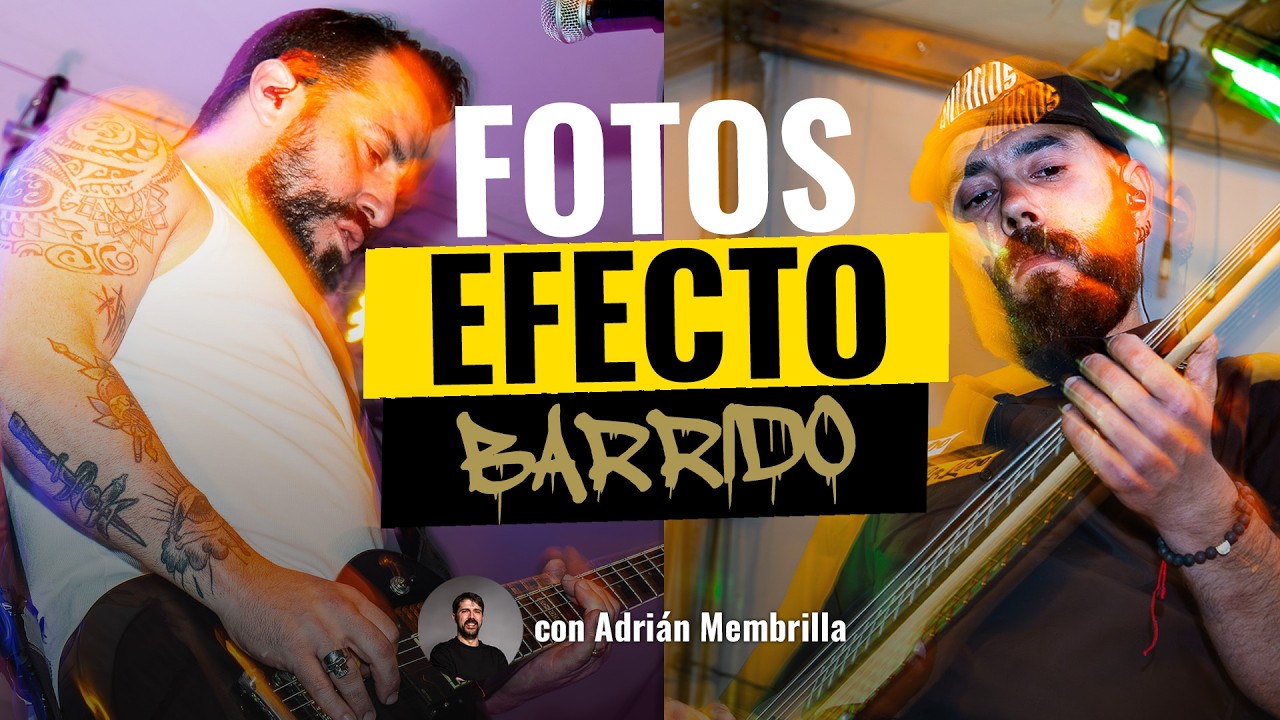Cómo hacer una foto con efecto barrido drag the shutter
