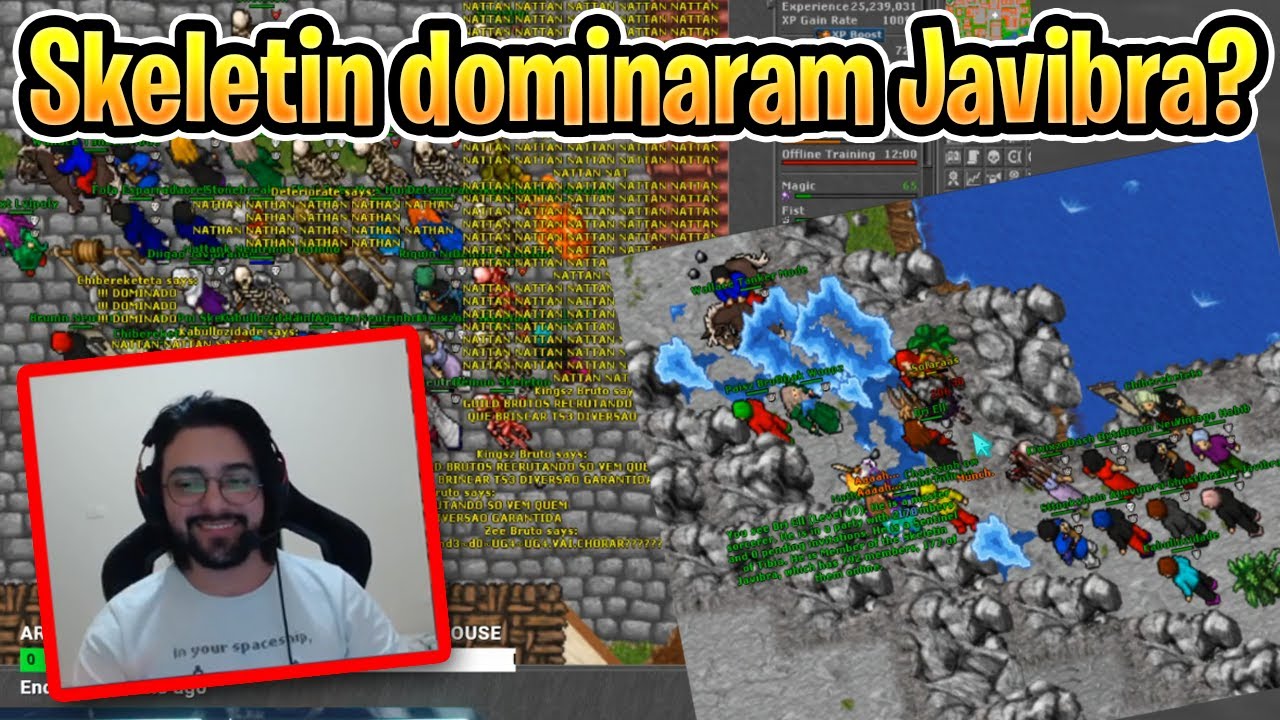 Nattank diz que Javibra esta dominado - Tibia #GameLab