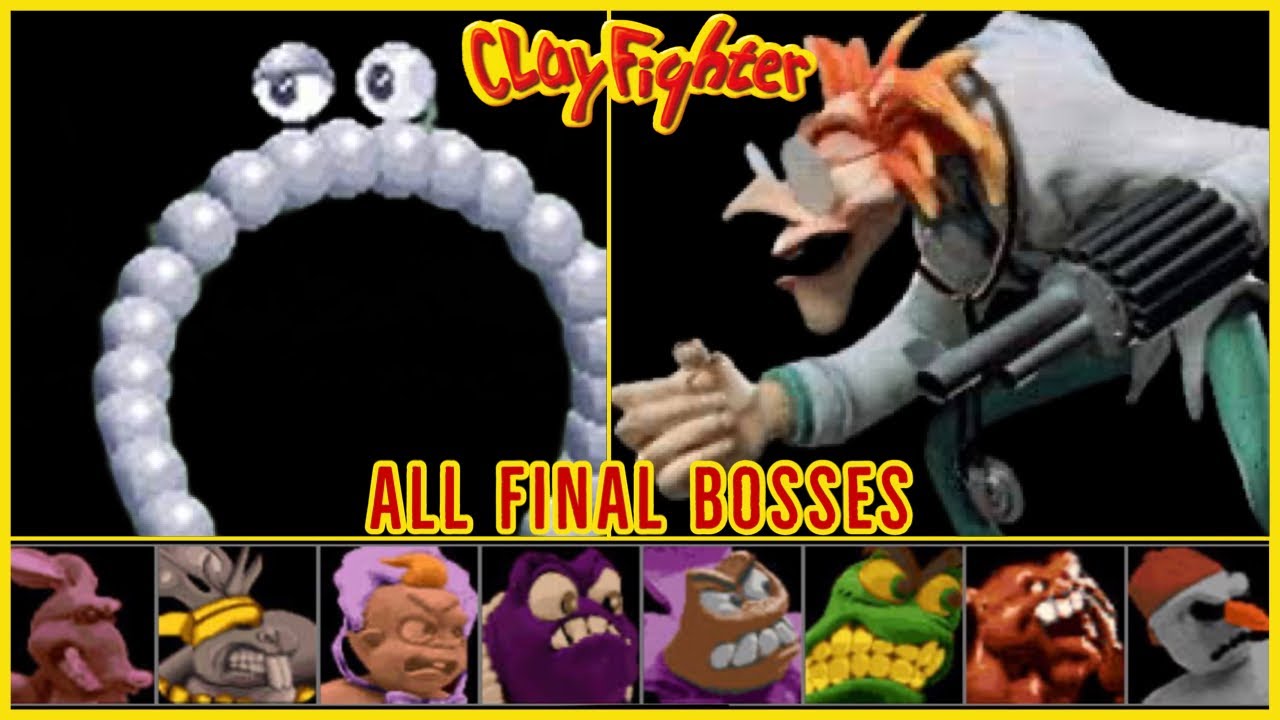 CLAYFIGHTER ALL FINAL BOSSES