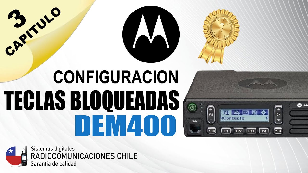 🥇 RADIO DEM400 | PROGRAMACION DE BOTONES BLOQUEADOS