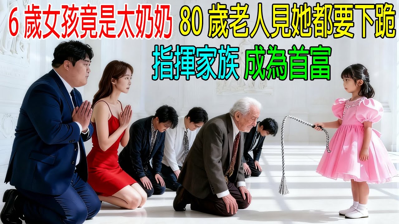 6歲女孩竟是太奶奶，80歲老人見她都要下跪，指揮家族成為首富！