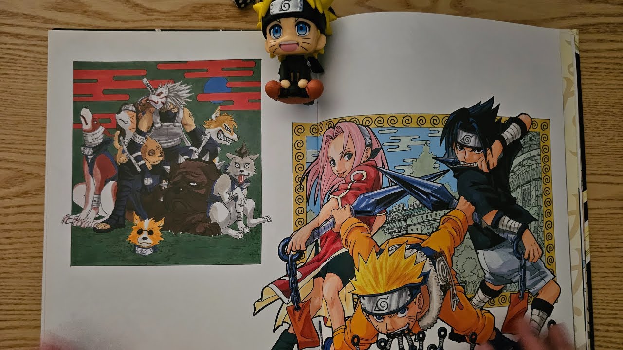 ASMR Naruto Artbook Page Turning