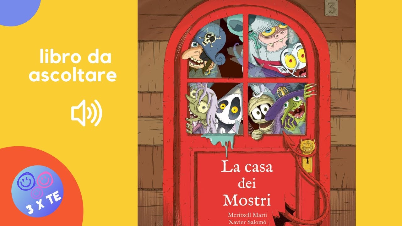 La casa dei mostri, un libro per bambini letto ad alta voce con i personaggi di Halloween-audiolibro