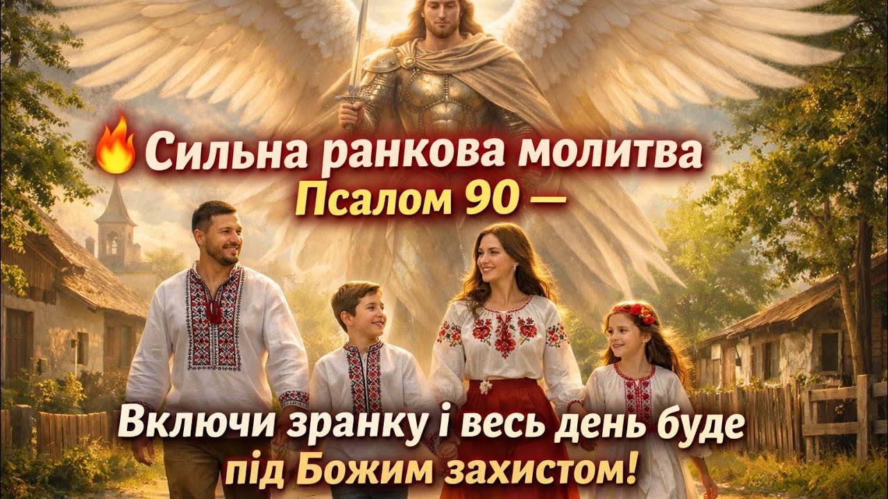 Сильна ранкова молитва,псалом 90. Слухай зранку-весь день під захистом