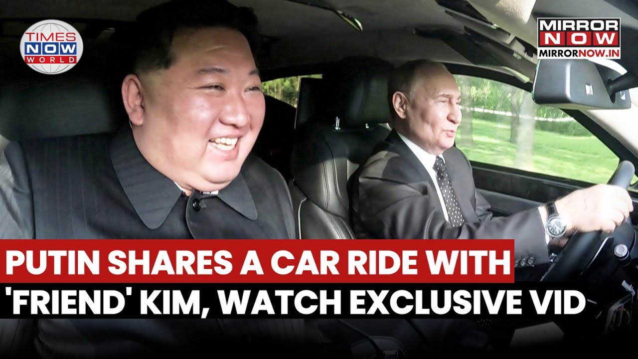 Putin Takes A Car Ride With His Friend Kim Jon Un, Watch Exclusive Video Of The Two World Leaders