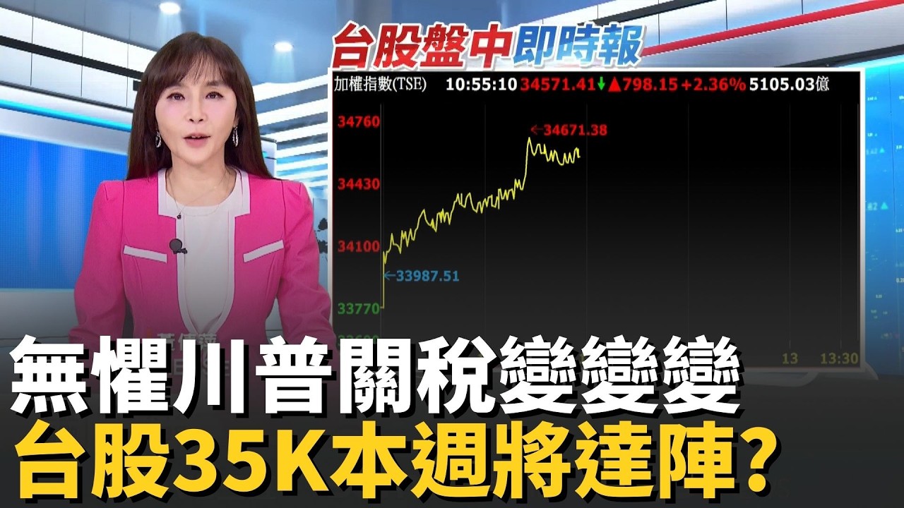 台股走自己路噴漲800點 台積電劍指2000元 川普15%新關稅上路 鄭麗君:不涉232條款待遇｜台灣要聞20260224｜三立iNEWS