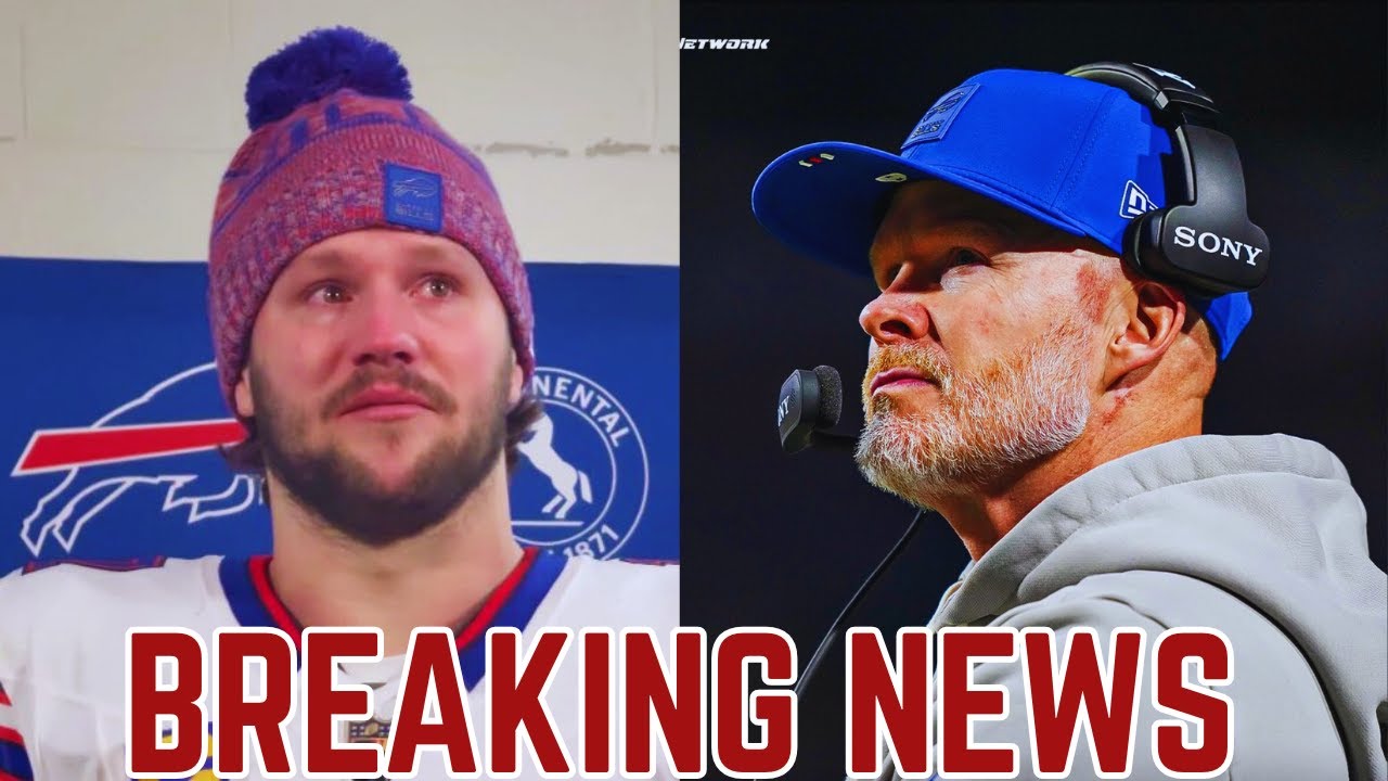BREAKING NEWS‼️Buffalo Bills FIRED Sean McDermott after Josh Allen Loses the Game