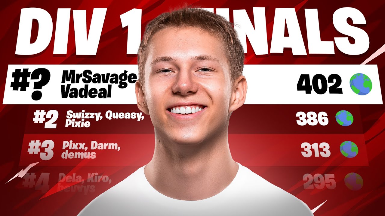 MrSavage Plays FNCS DIV 1 FINALS ft. Rezon & Chap