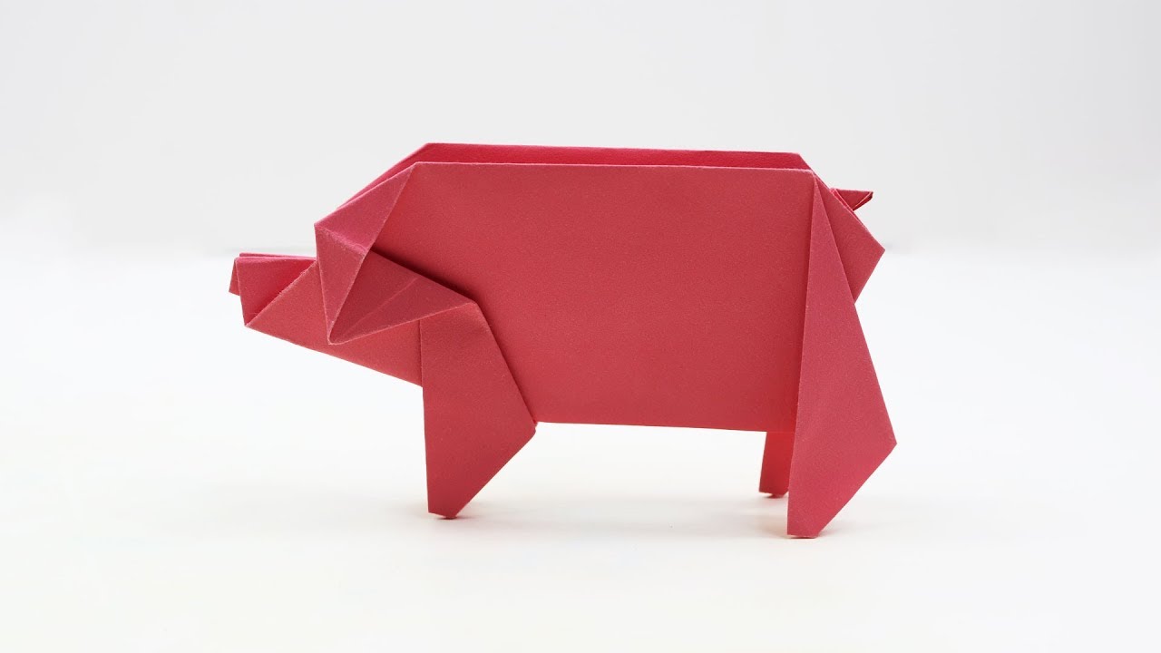 How to Fold an Origami Pig - Origami Animal Crafts