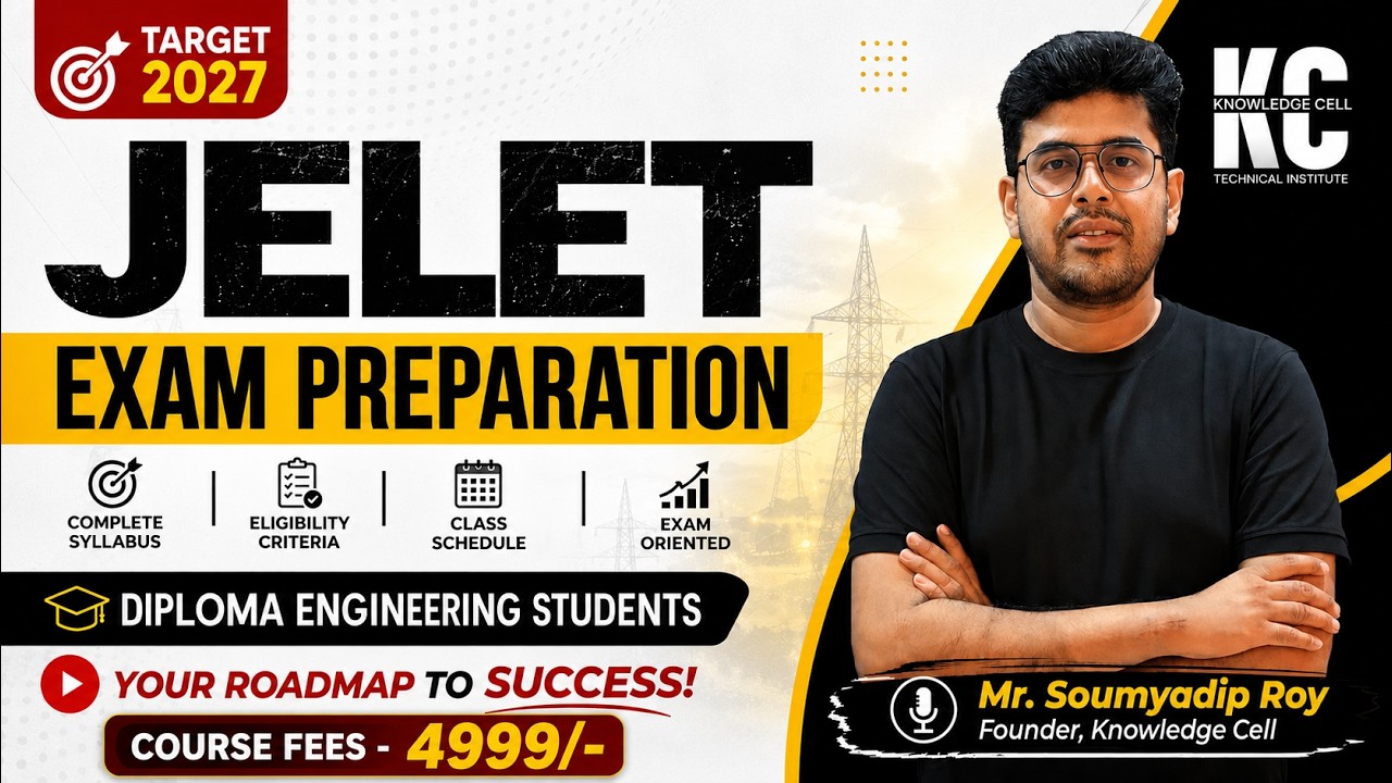 JELET Exam Preparation 2027 | New Batch Admission Open | Online & Offline Classes | Diploma Students