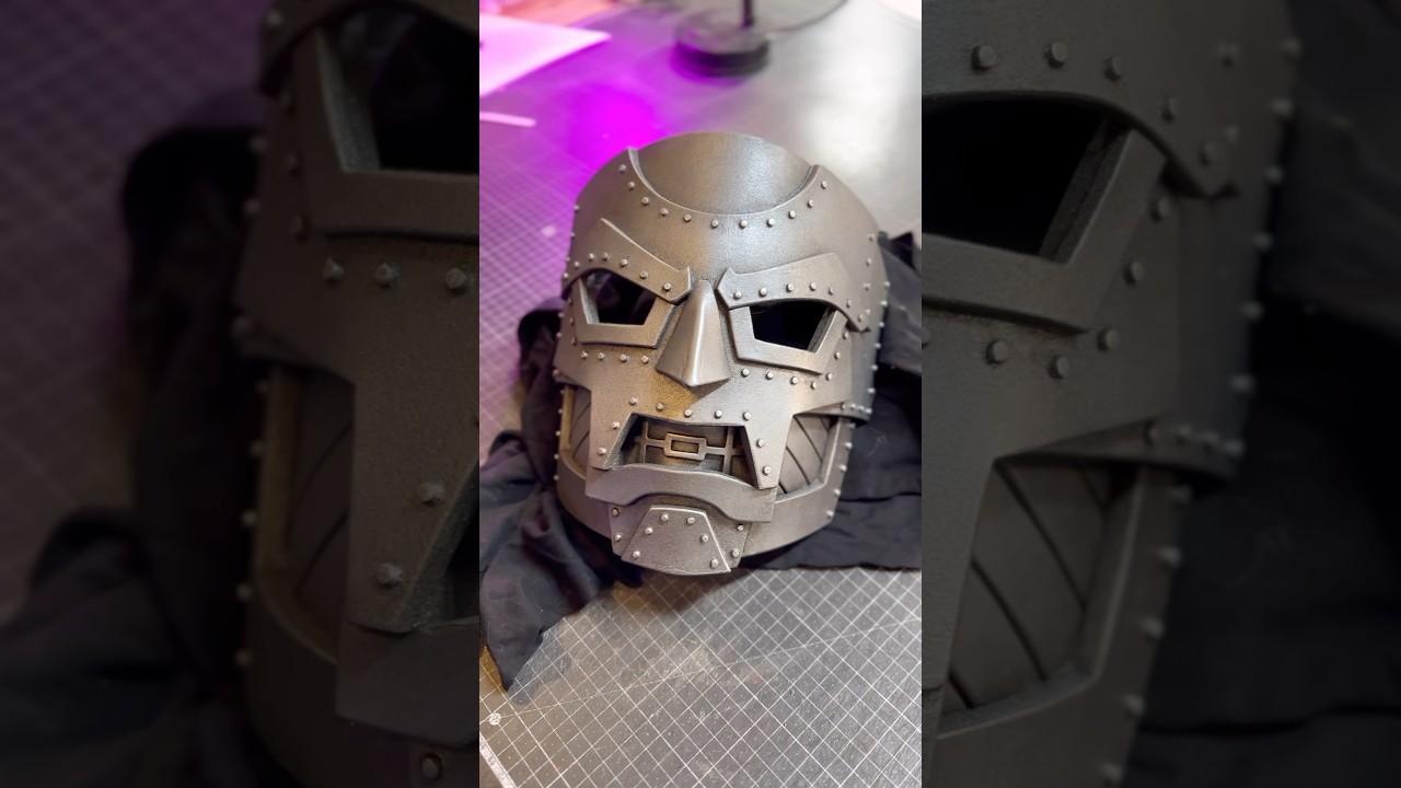 EVA Foam Dr Doom Mask Free Templates 