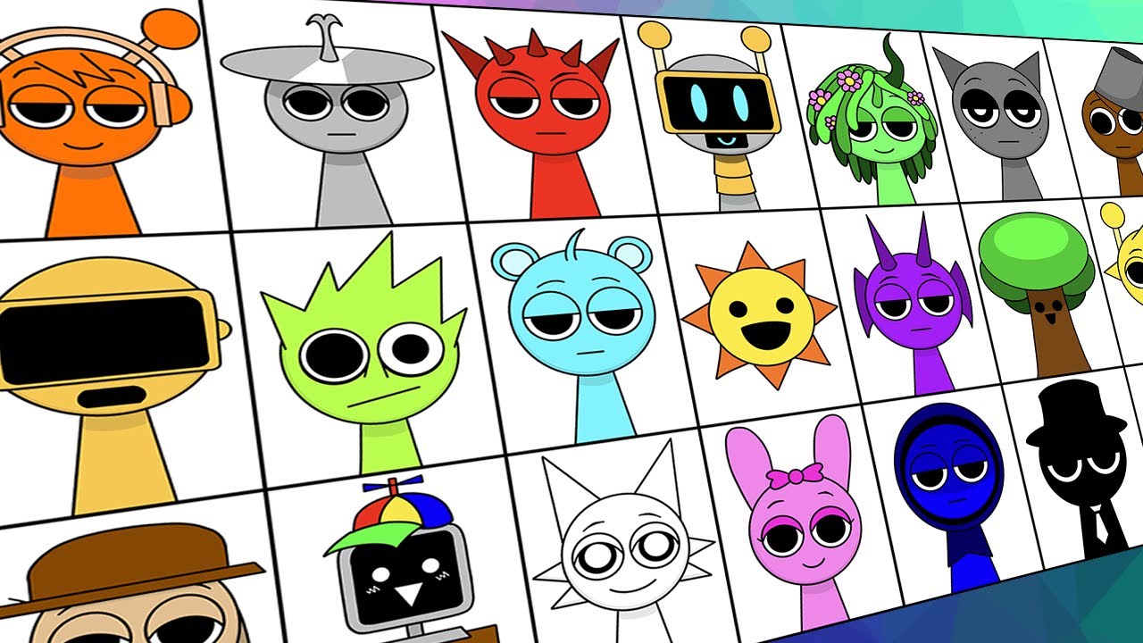 Drawing Incredibox Sprunki Characters | Timelapse Art