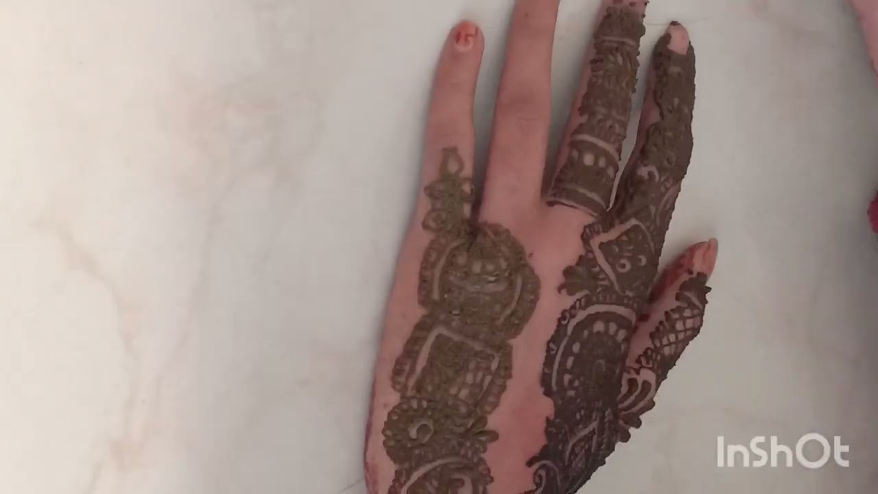 Mehandi video back hand #mehandi #mehandiforbackhand #backhandmehandi #@prachi__creativity 😍❤️💝🔥