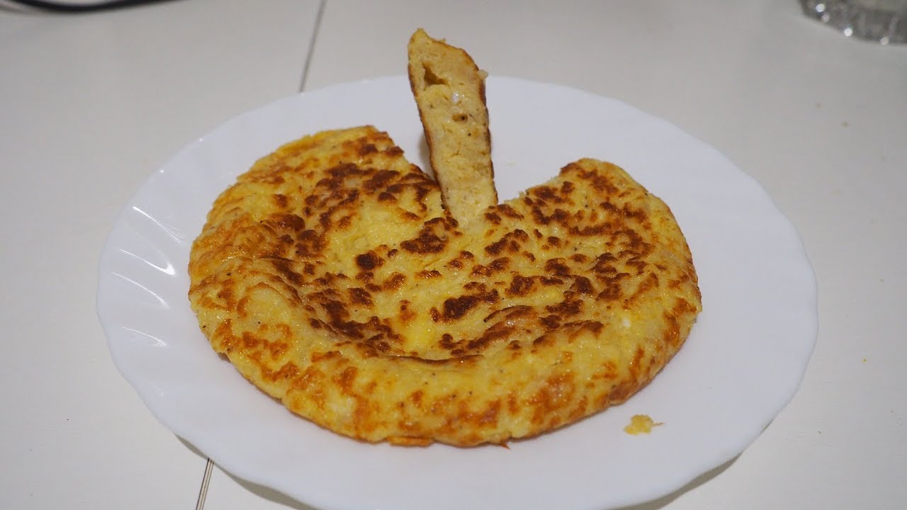 Receta de tortilla de migas.