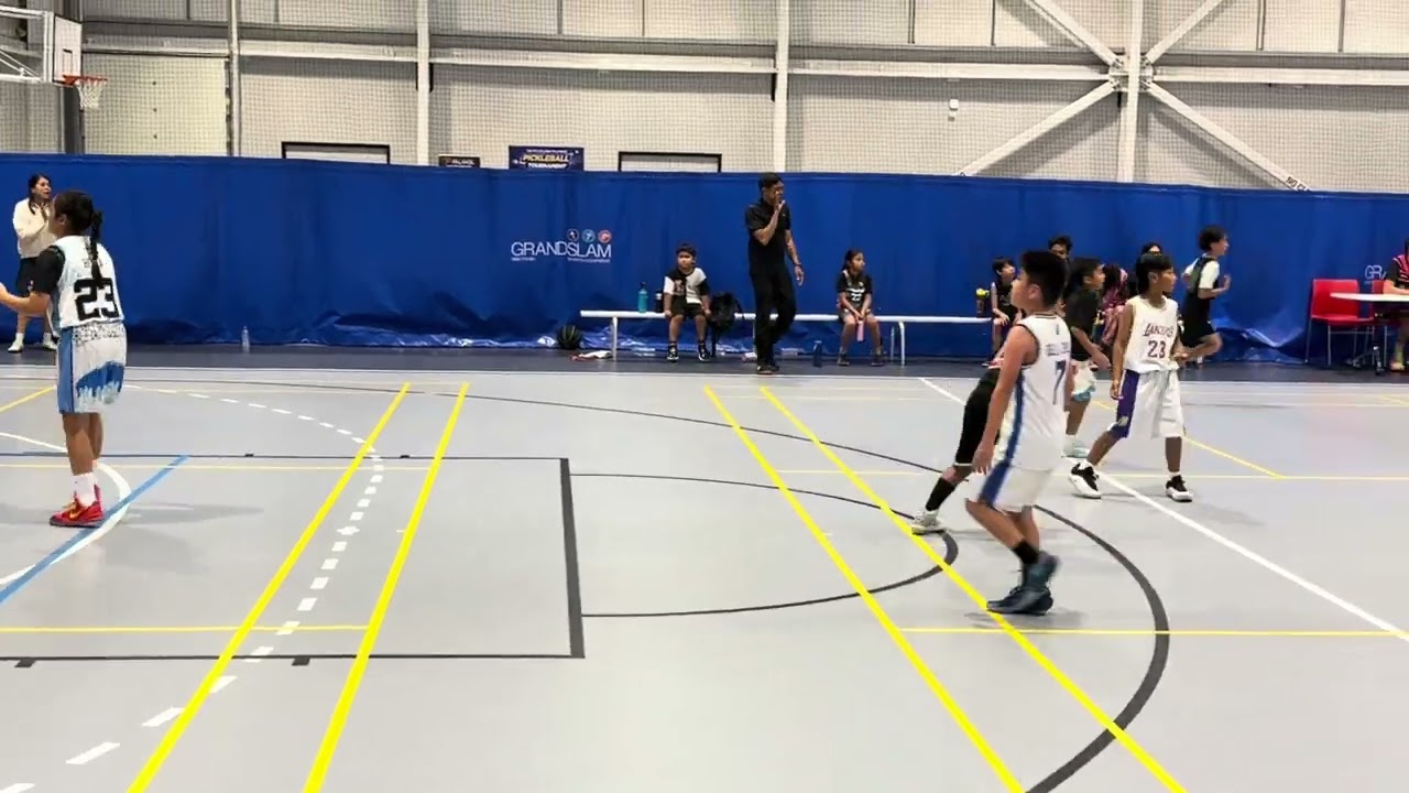 Wow nice pass day 1 game U9 basketball 