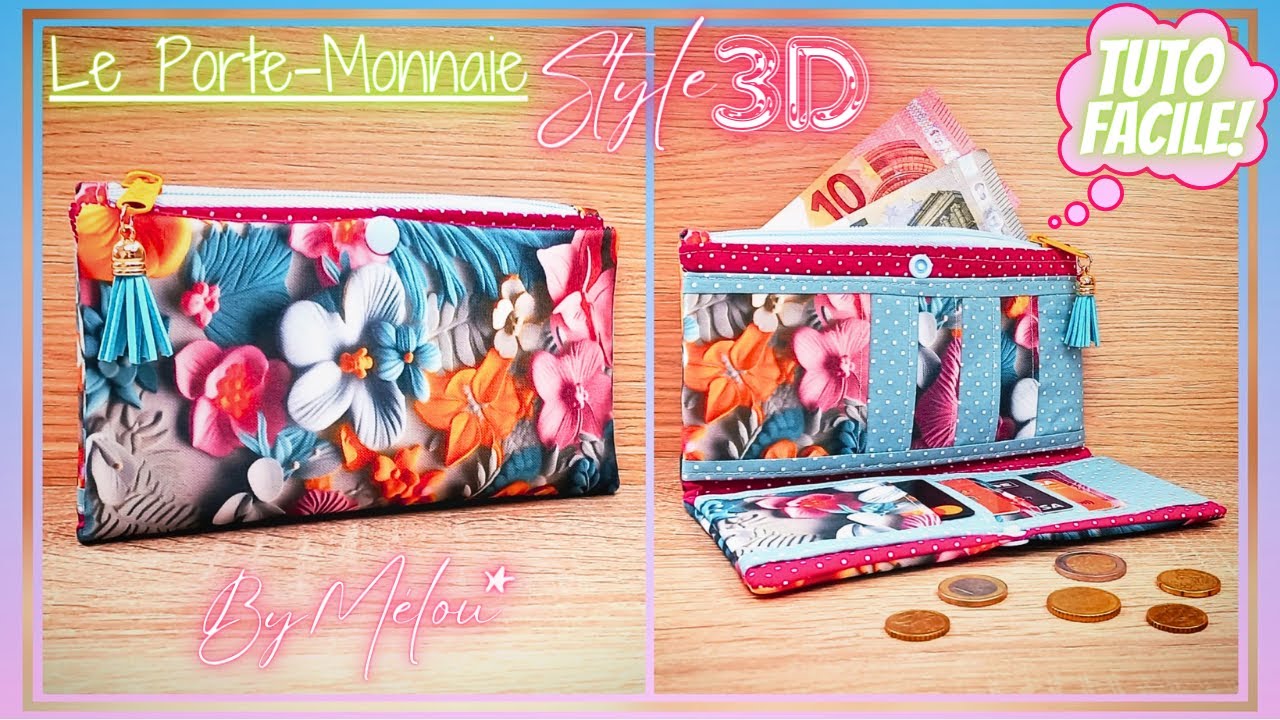 🎀Простой мастер-класс #Сделай сам🎀Шаг за шагом сшить сумочку в 3D стиле 🥰