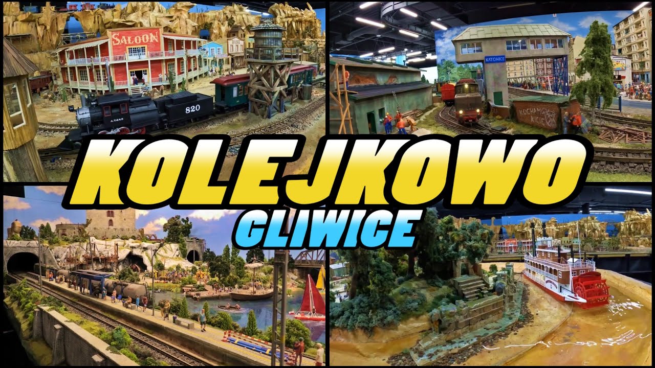 KOLEJKOWO Gliwice - Śląsk w miniaturze - Poland (4k)