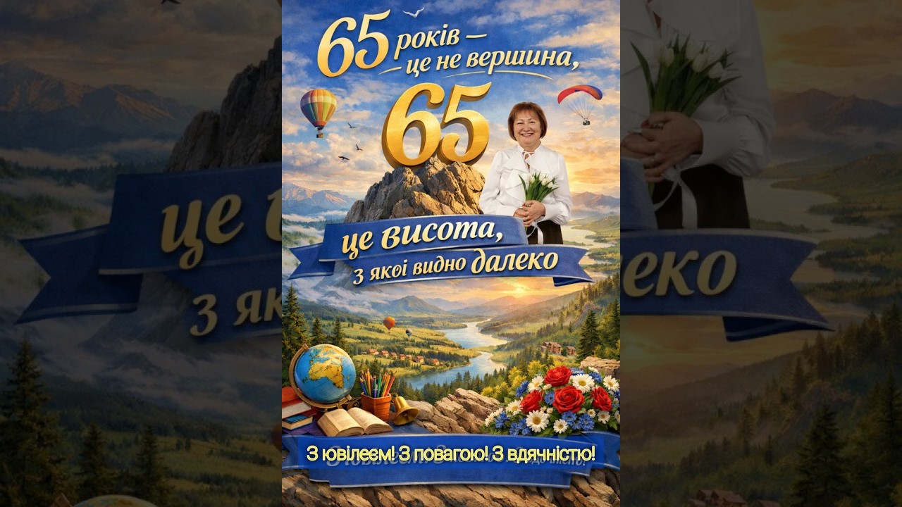 ВІТАННЯ З ЮВІЛЕЄМ ДИРЕКТОРА 