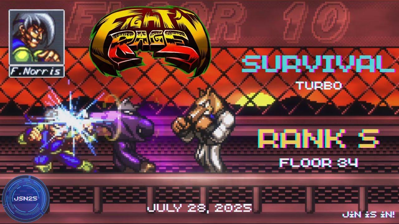 F.Norris - Rank S, Floor 34 | FIGHT'N RAGE [220120] - Survival | Turbo Speed | 07-28-2025