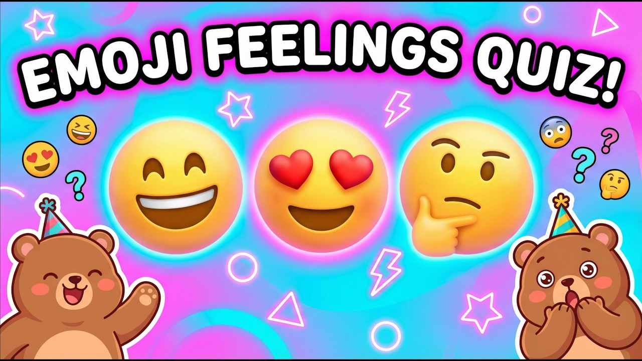 What's the Emoji? Emoji Feelings Quiz for Toddlers