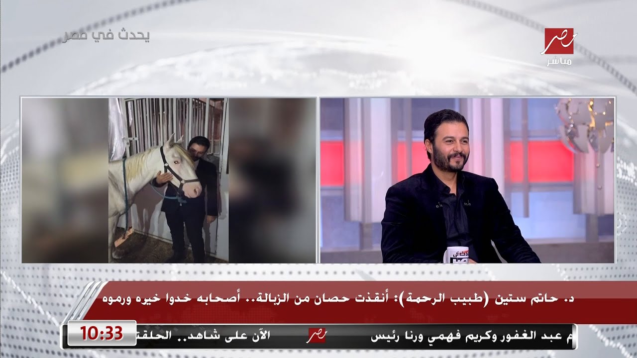 طبيب الرحمة د.حاتم: الحصان المصري هو أفضل حصان في العالم وثروتنا من الخيول ممكن تحل مشكلة الدولار