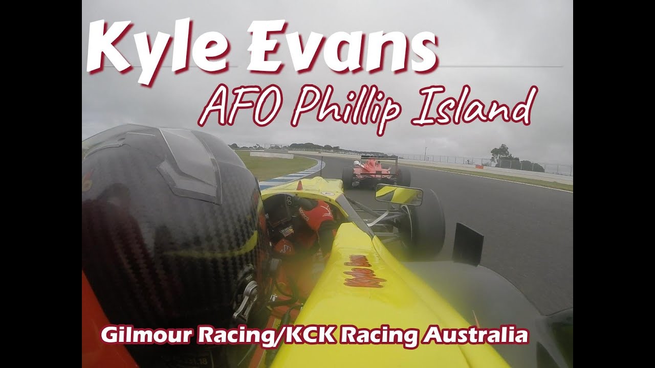 Kyle Evans debut in Australian Formula Open at Phillip Island, supported by KCK Lubricants