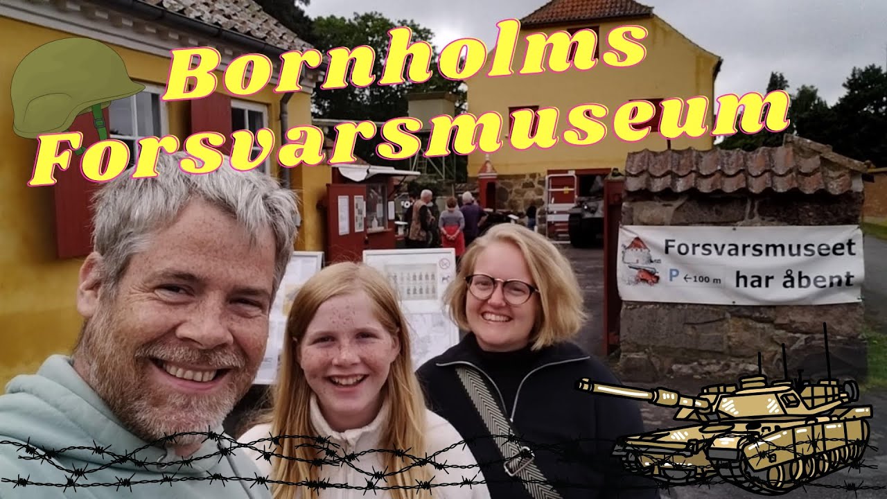 Bornholms Forsvarsmuseum, Rønne, Bornholm - Vlog 158