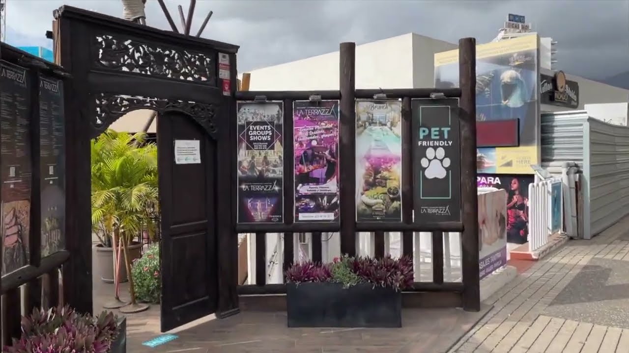 Tenerife-Kong Bar-Heads & Tails To Gran Tinerfe Hotel Costa Adeje Walk