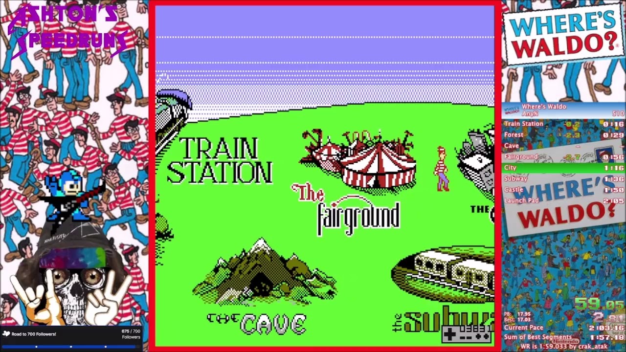 Where's Waldo? - Any% PB (2:04.333) | February 11, 2026
