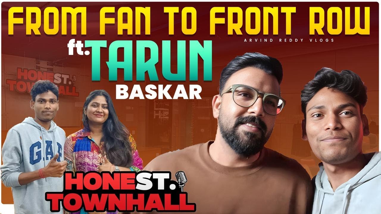 “I Met Tharun Bhascker 🥹”|“My  Student Tribe Town Hall Experience 🎥”@HonestTownhall |EP-20