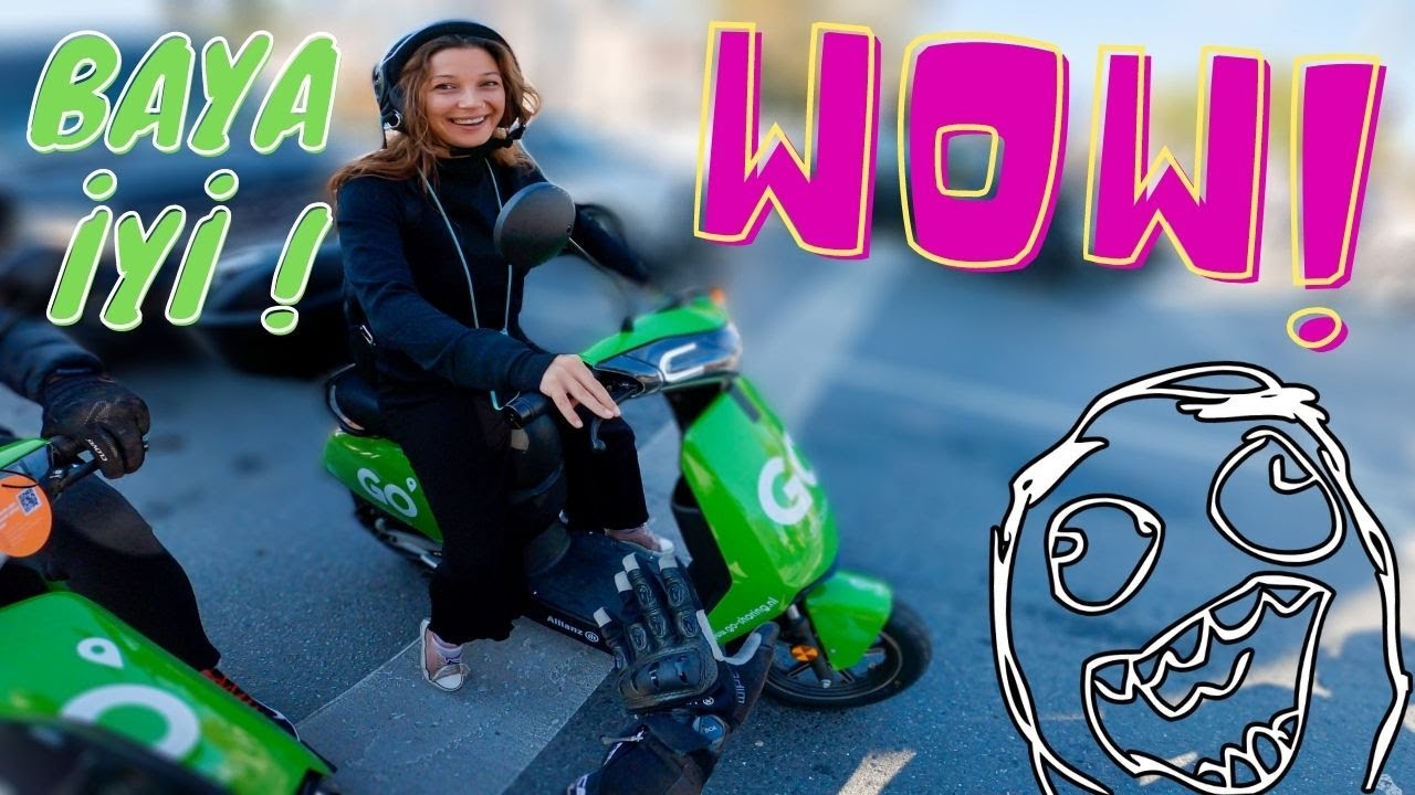 Bir Elektrikli Moped ile Ne Kadar Eğlenebilirsin? | Go Sharing Türkiye'ye Gelmiş!