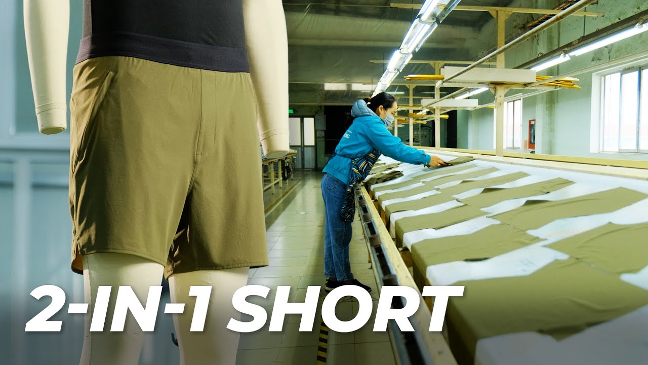 Process of Making 2-in-1 Running short | Vietnam Clothing Manufacturer | Vietnam Textile Insider