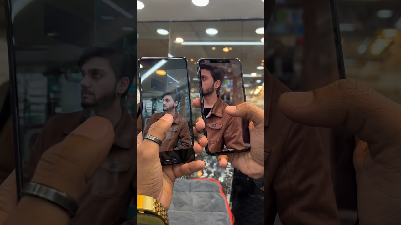 iPhone 11 Pro Max Vs Aquos R5 Camera Comparison 📸 #viral #smartphone #singaporeplaza #tech