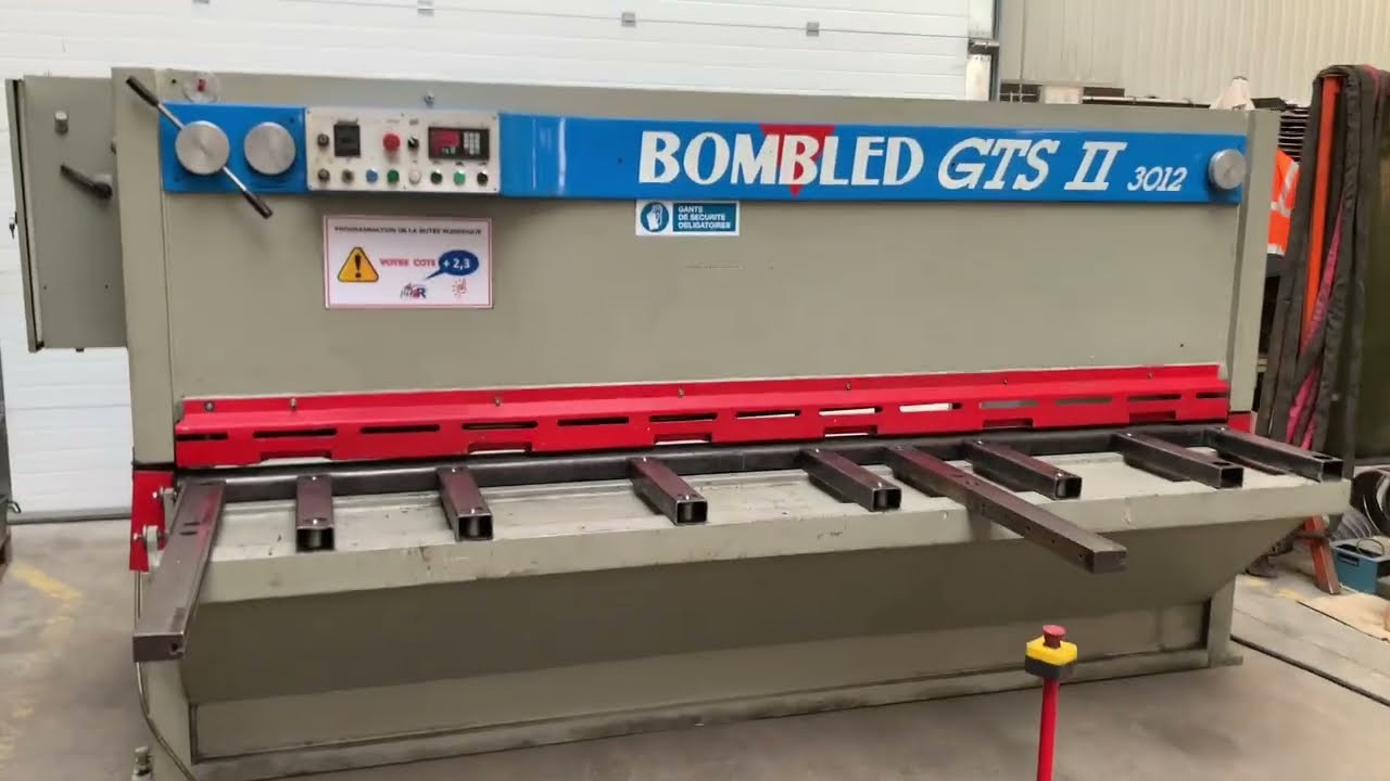 Cisaille hydraulique BOMBLED GTS II 3012 - www.retec-machines.com