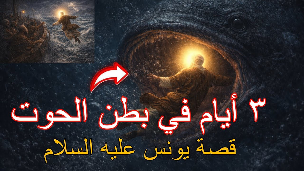 ٣ أيام في بطن الحوت! قصة يونس عليه السلام التي ستبكيك 😢
