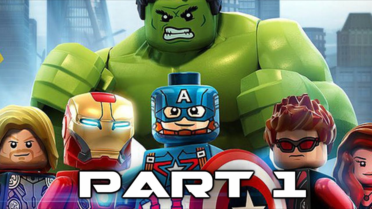 Lego Marvel Avengers Walkthrough Gameplay Part 1 - Ultron (Video Game)