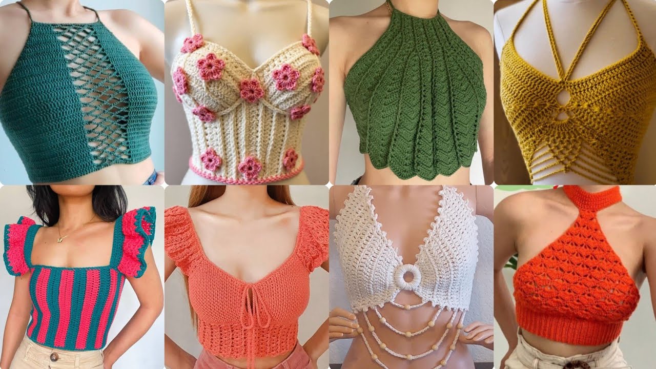 😲😱Top a crochet/Crochet Top for Women/Crochet Crop Top/crochet Crop Top tutorial/crochetes design