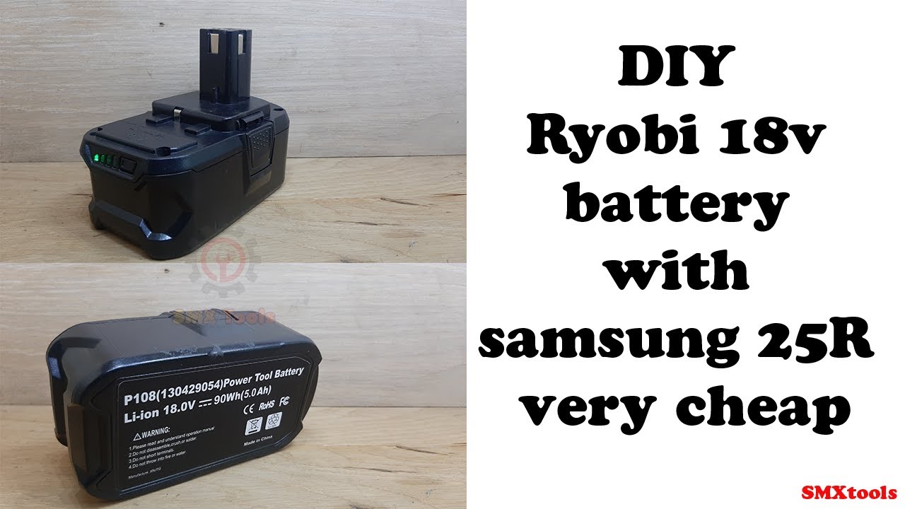 DIY ryobi 18v battery.