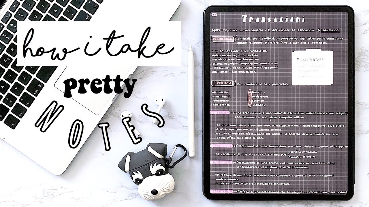 How I take notes on my iPad + study with me | tips for pretty notes | Back To School 2020