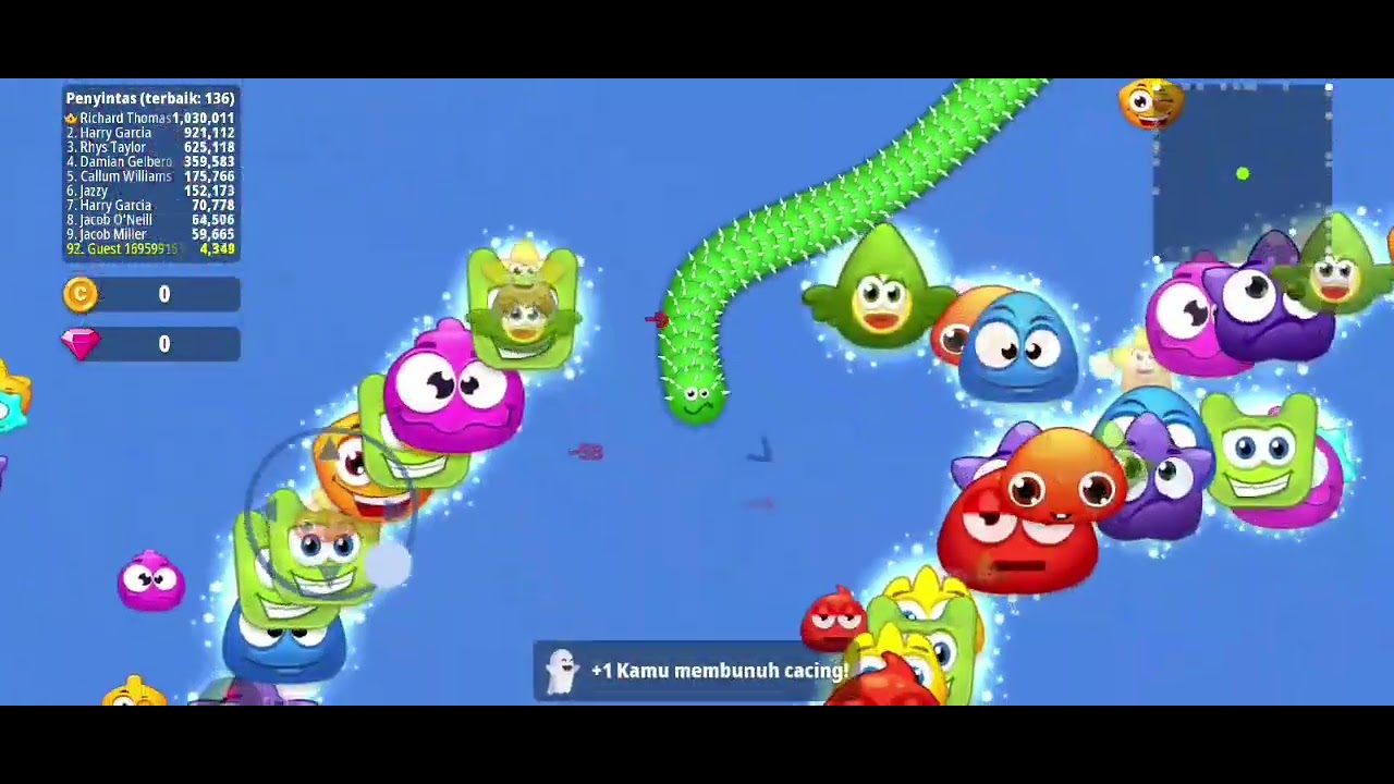 Mode Monster! Review Skin Hijau Berduri di Wormhunt 