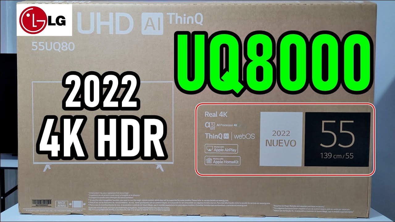 LG UQ8000 Smart TV 4K с панелью IPS: распаковка и полный обзор