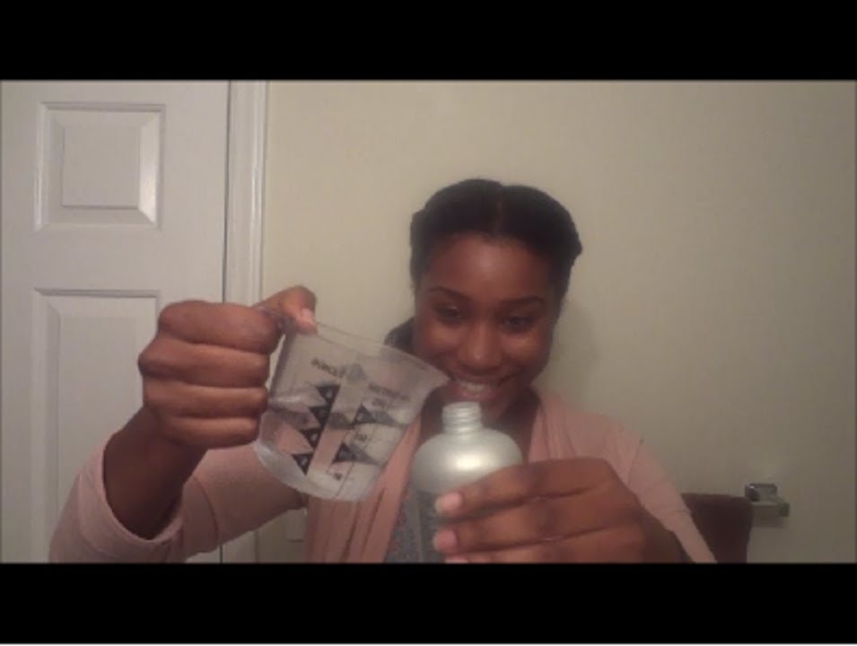 My Aloe Vera Juice Mixture: Hair Softening, Moisturizing, & Acidic!