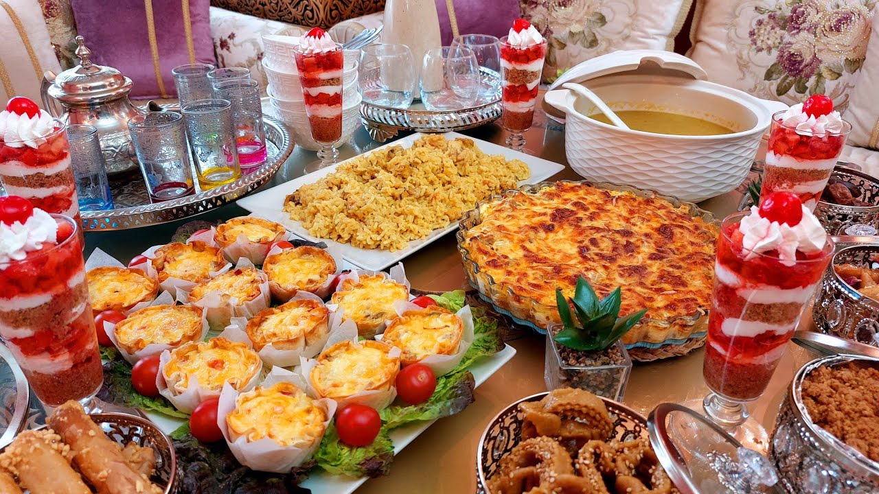 رابع يوم رمضان🌙🥰شهيوات حظريها حتى لأخر لحظة👌ماتعجني مادلكي🤷‍♀️اللذة والمنظر كلشي كاين😁