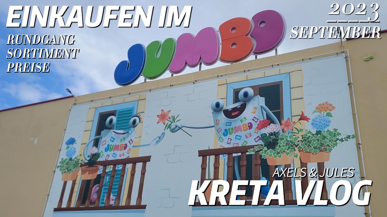 JUMBO CHANIA - Hier haben alle Spaß beim Einkaufen!