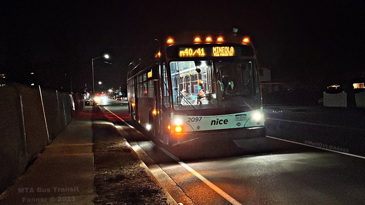 NICE Bus Onboard: 2022 Gillig BRT+ CNG 2097 On The n40/41