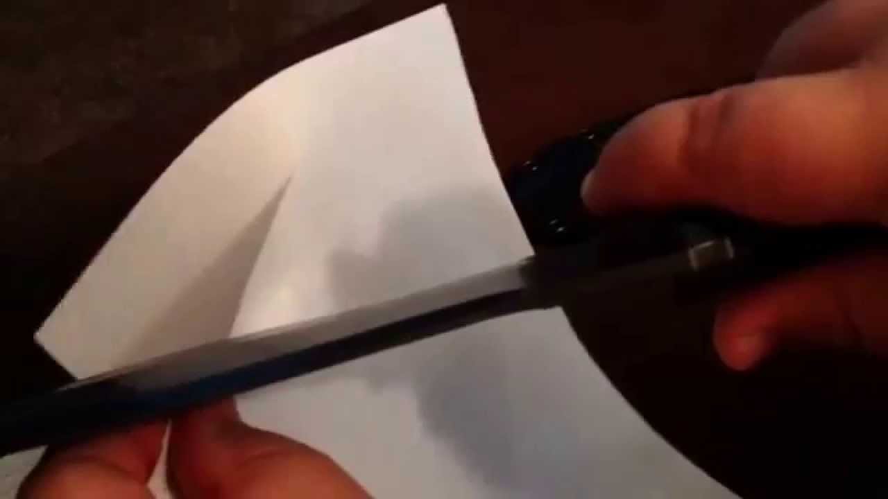 @SchradeKnives SCHF28 new for 2015. SHARPNESS- the paper is MUCH thinner than printer paper! Sharp