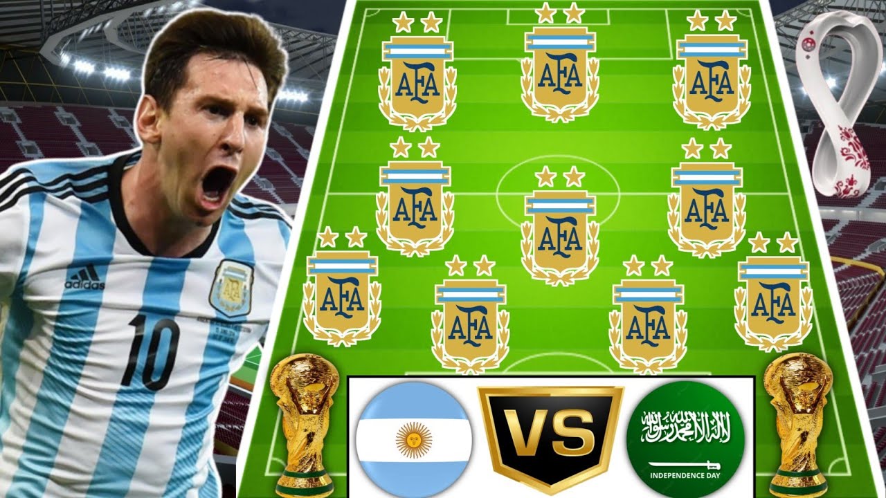 Qatar 2022 :- 🇦🇷 Argentina vs Saudi Arabia 🇸🇦 | Argentina Potential Starting Line up World Cup 2022🏆