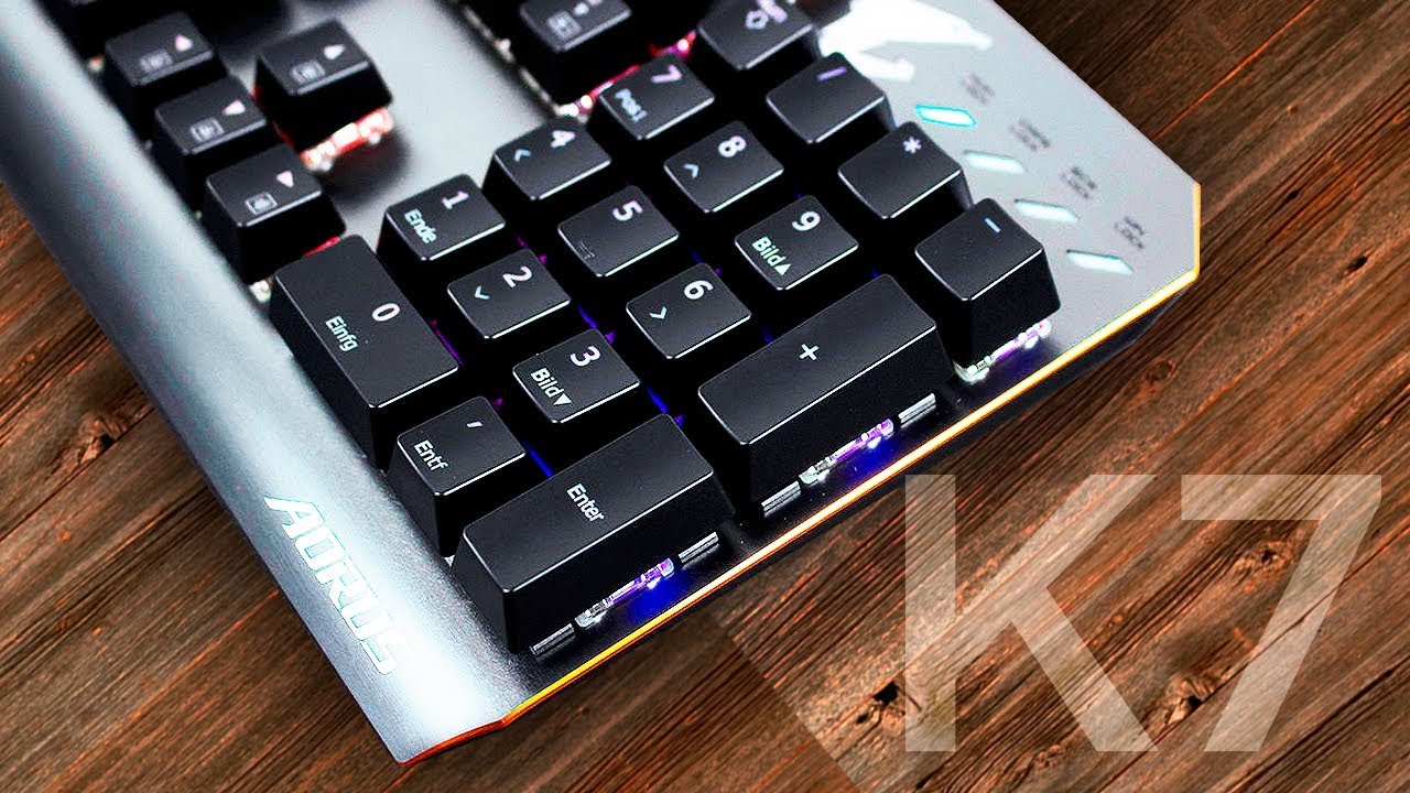 El TECLADO con más CLASE: Aorus K7 - Teclado mecánico de Gaming RGB