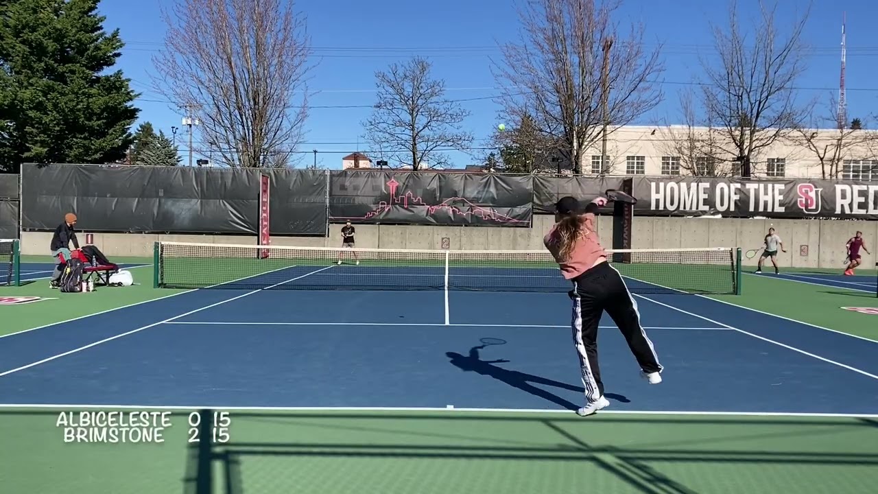 NTRP 5.0/4.5 women's singles - Brimstone vs Albiceleste 2nd set